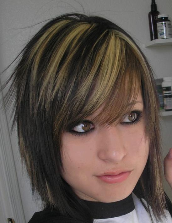 In 2008 Emo hair styles are becoming increasingly common, although it is 