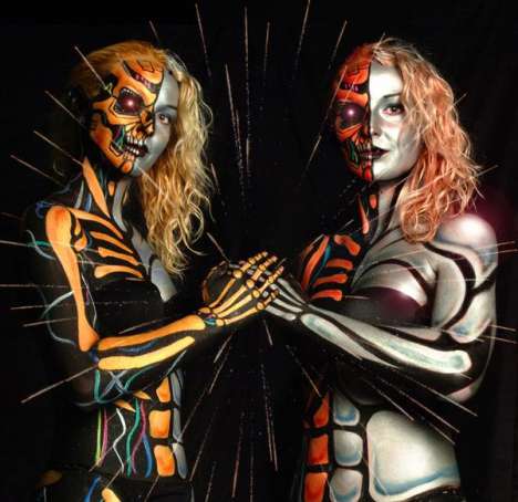 Halloween Body Painting Halloween Body Painting