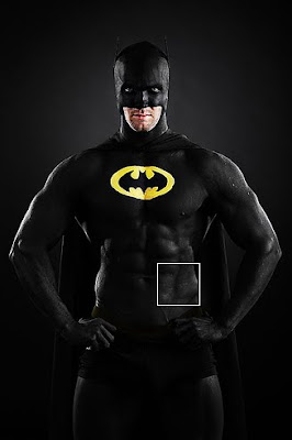 Batman Body Painting