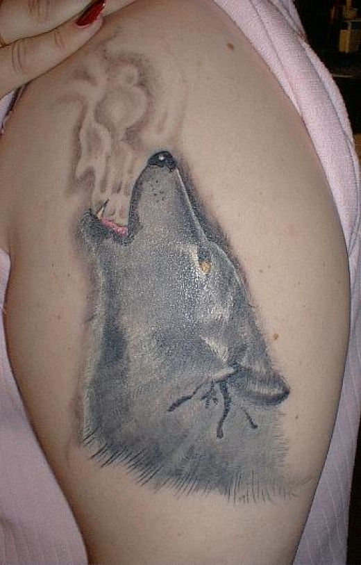 Wolf Howling Tattoo. Tattoo Wolf Previous Tattoo
