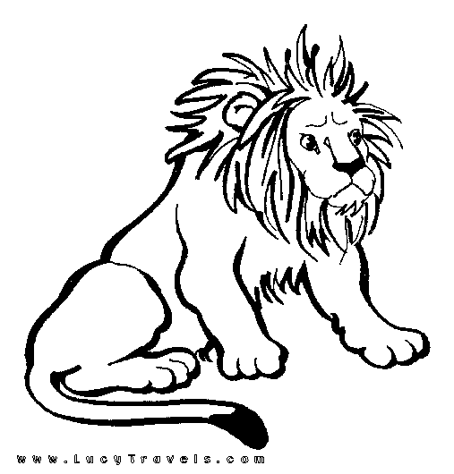 lion coloring