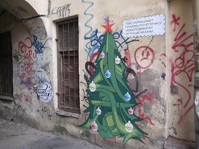  Graffiti Merry Christmas,Graffiti Christmas Tree