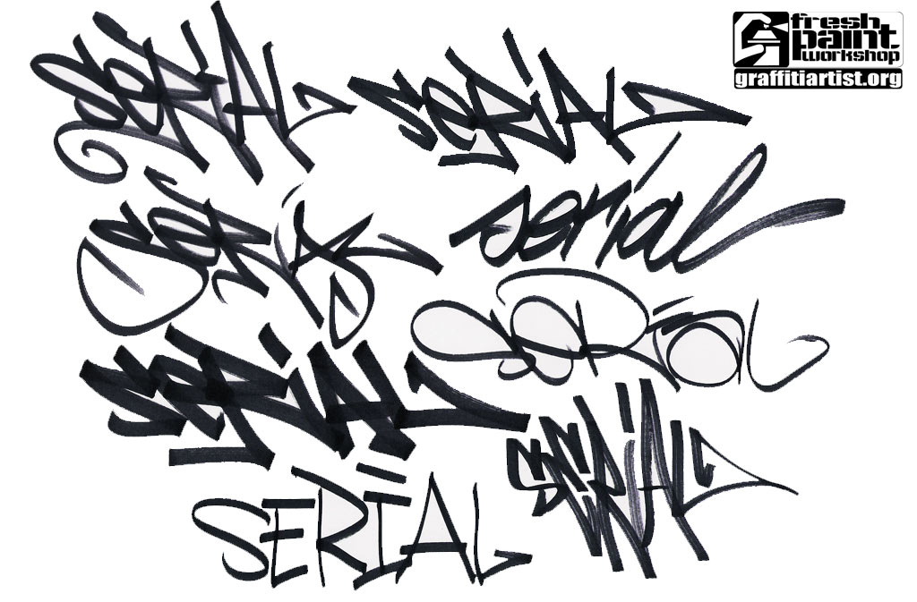 Graffiti sketches Blackbook