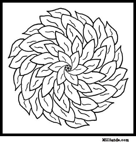 Valentines  Roses Coloring Pages on Flower Mandalas Art To Coloring Pages