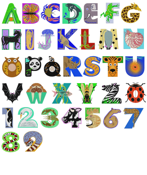 different designs for letters. Graffiti Alphabet : Letters A-Z Animals Design