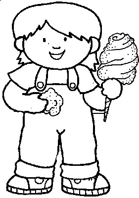 Transmissionpress Cotton Candy Kids Coloring Pages
