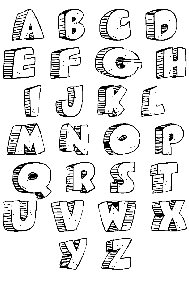 ABC song - Colorful alphabet letters A-Z.