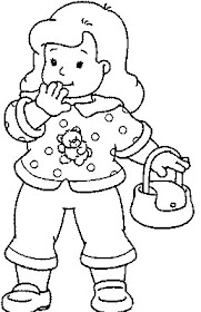 Movie Adaptations Girl With A Purse Kids Coloring Pages