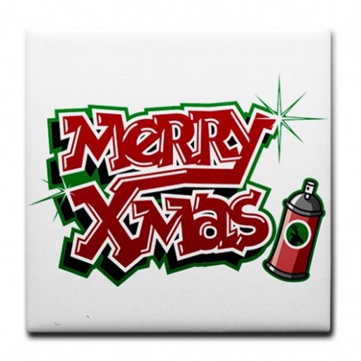 10 merry christmas graffiti art || graffiti tutorial graffiti walls: Christmas Greeting Letter in Graffiti