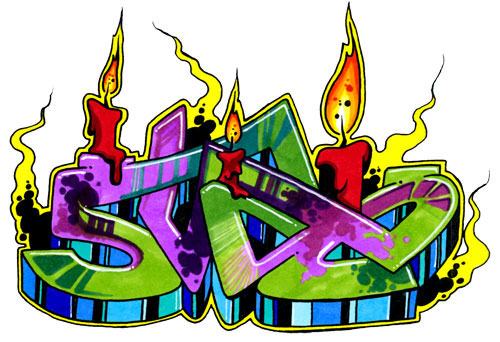 All About Graffiti Midgem Colorful Graffiti Letters