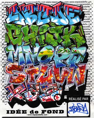 Graffiti Alphabet Letters