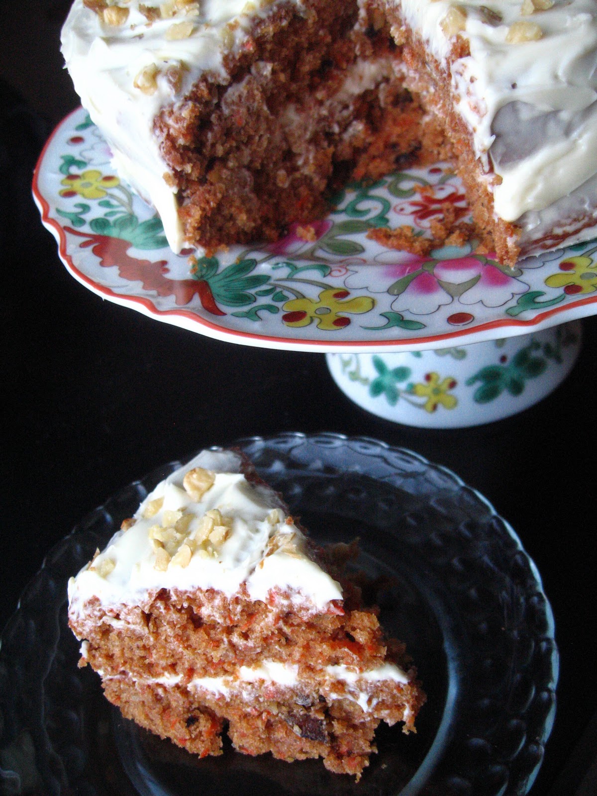 A Peek into My Kitchen Eggless Carrot Cake