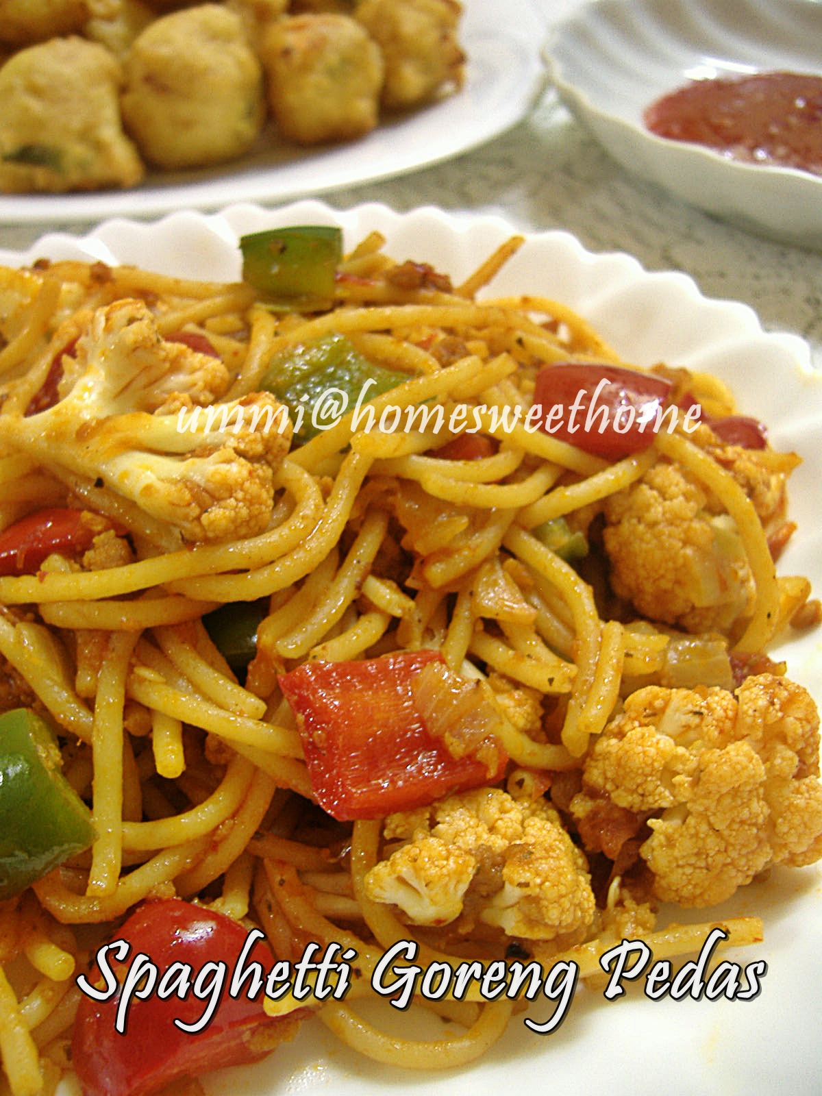 Home Sweet Home Spaghetti Goreng Pedas & Jemput Udang