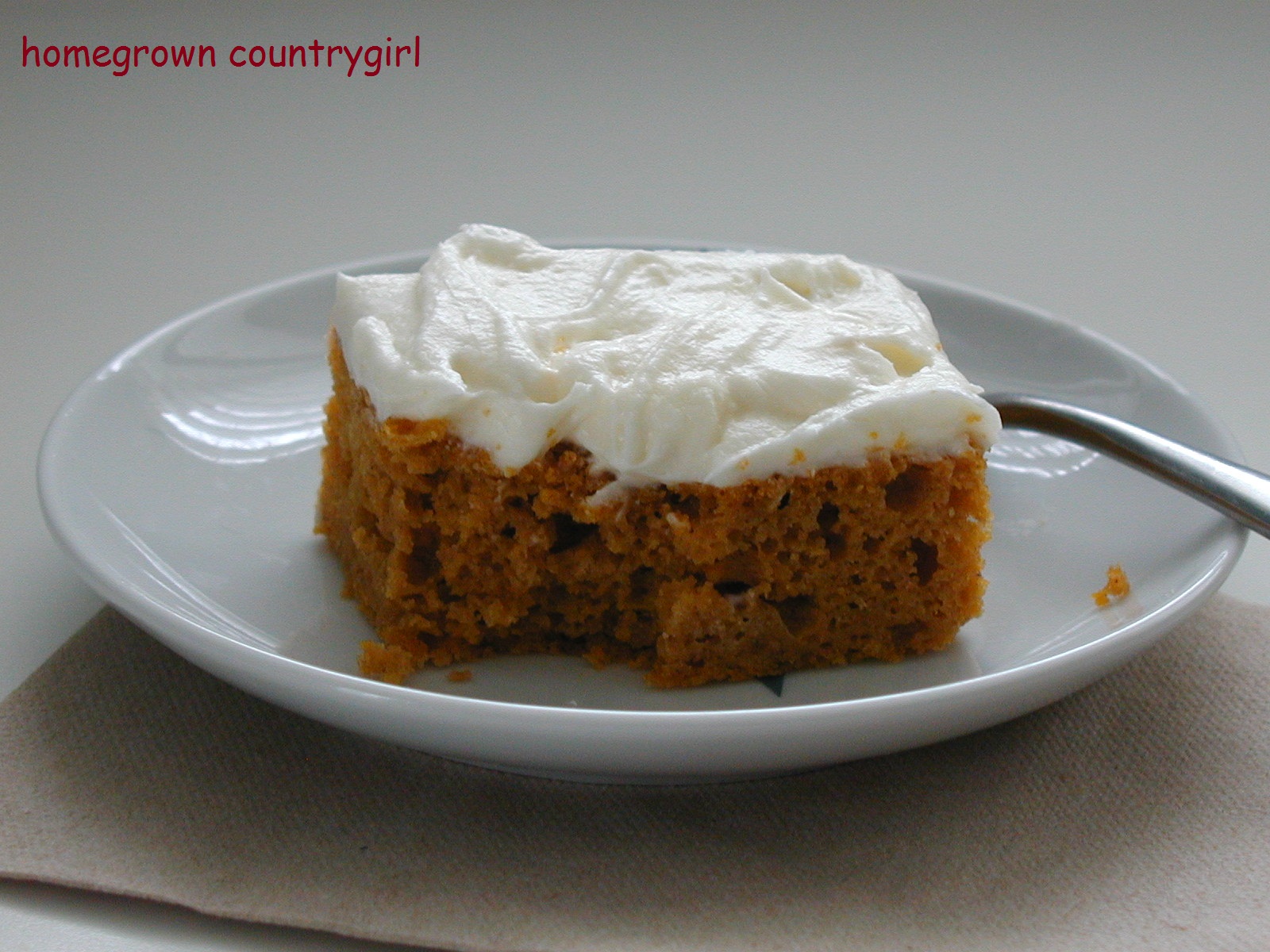 homegrown countrygirl Quart of Canned Carrots Cake