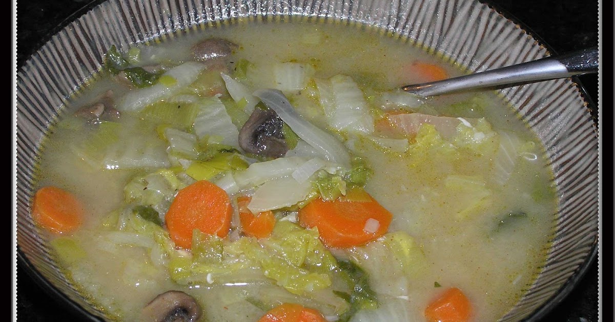Turkish Food Passion Cabbage and Leek Soup (Lahana ve Pırasa Çorbası)