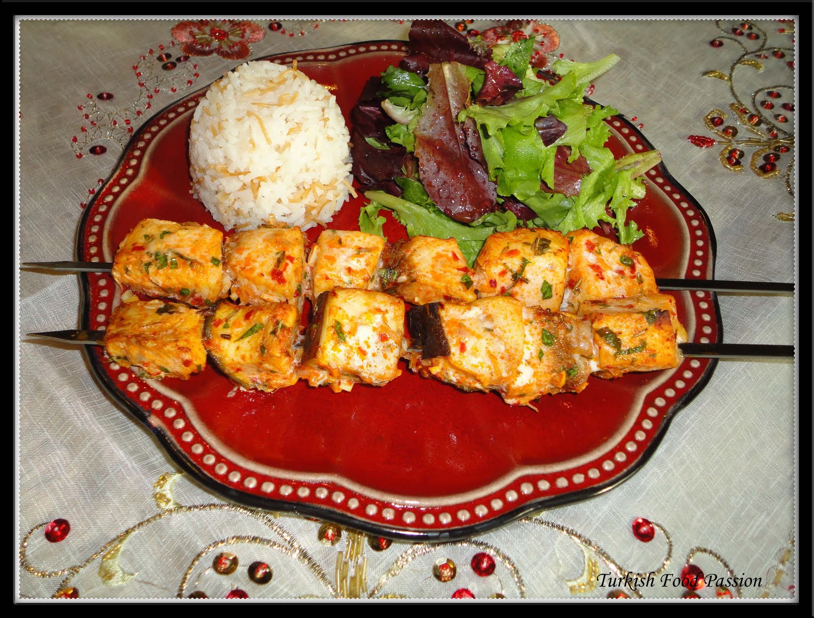 Turkish Food Passion Swordfish Kebab (Kılıçbalığı Kebabı)