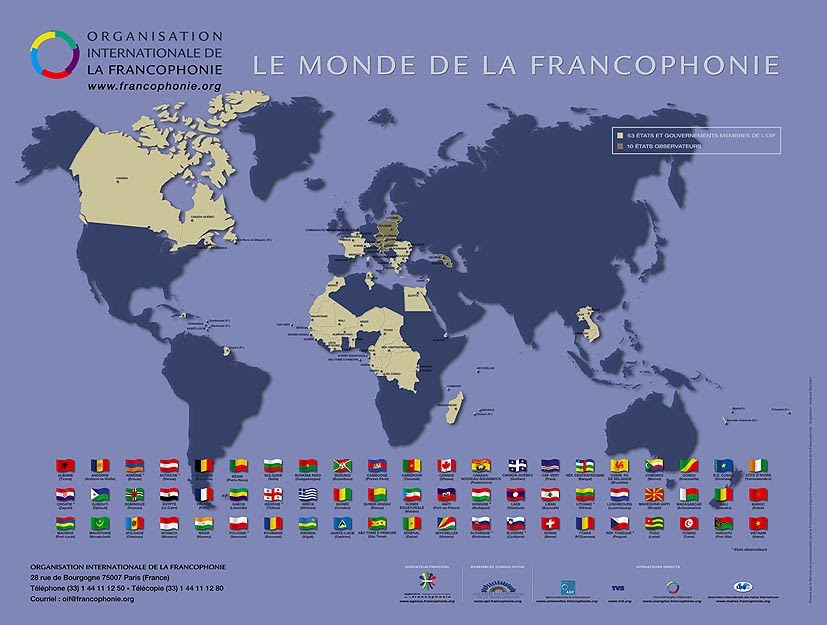 Pinnacle Charter French Language Le Monde De La Francophonie