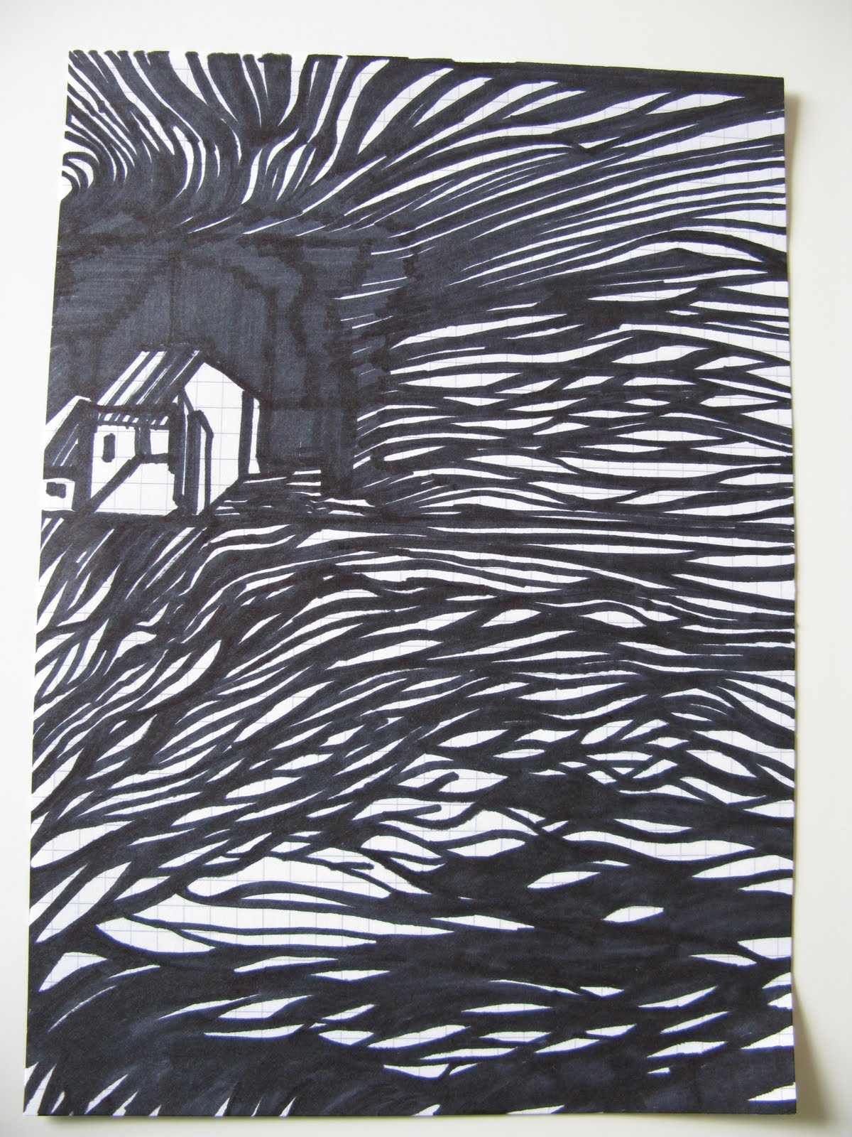 Palimpsest Sharpie, Permanent Marker for Random Drawing