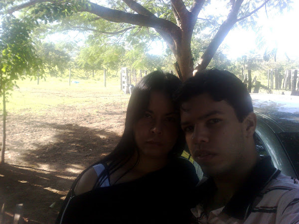 Eu e minha Dona, chegando na Fazenda