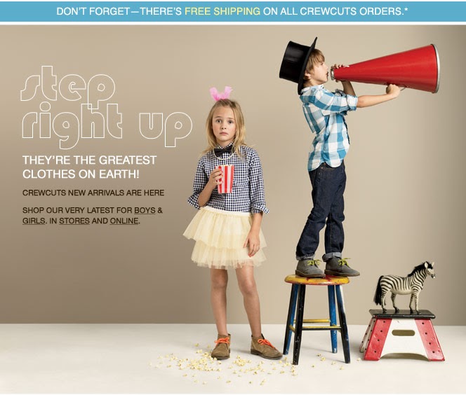J.Crew Aficionada Crewcuts Email crewcuts new arrivals, plus free