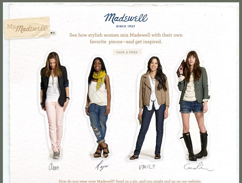J.Crew Aficionada Madewell Email Introducing My Madewell Our clothes, your way
