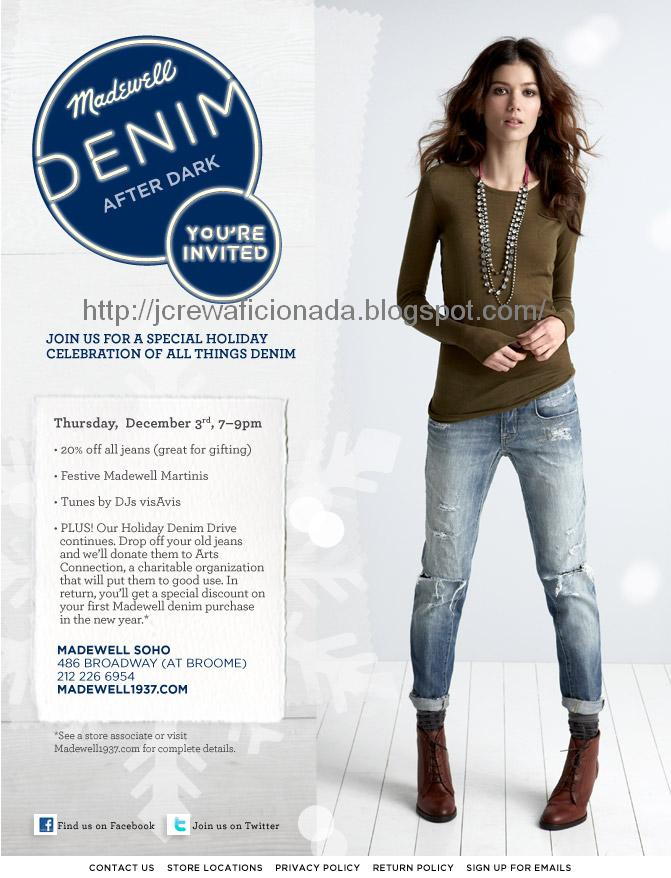 madewell jeans donation