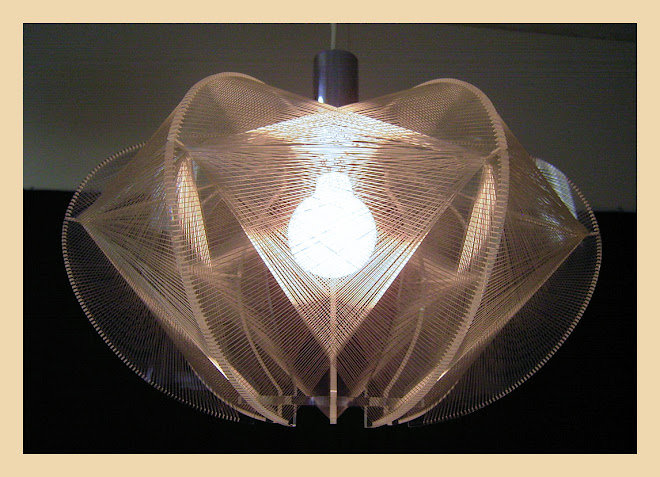 CEILING LIGHT - PERPEX WIRE SHAPED - CIRCA 1970 - PRICE: SOLD