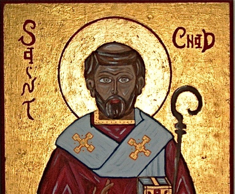Walsingham Wanderings Icon of Saint Chad, of Lichfield