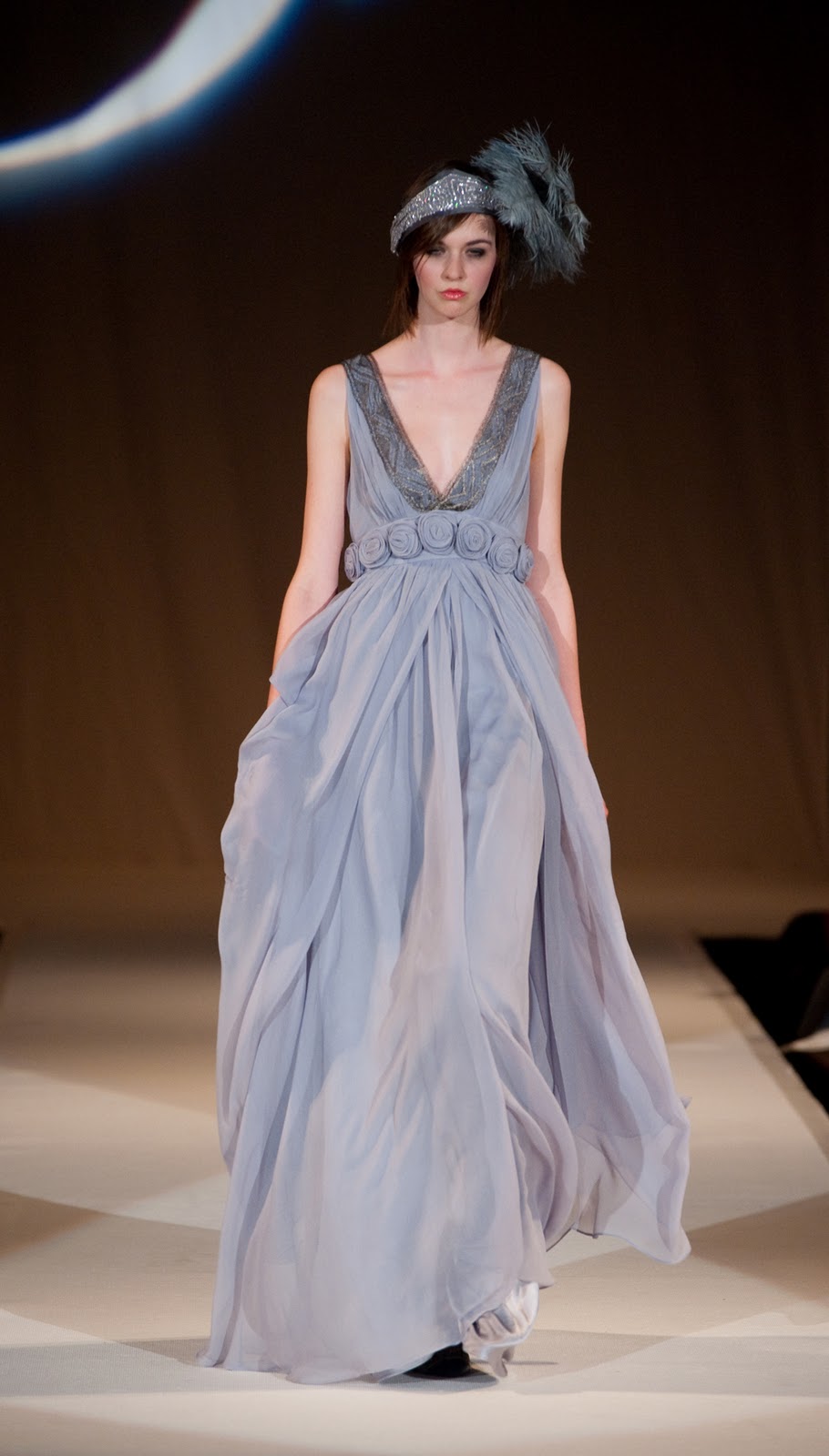 chiffon grecian dress