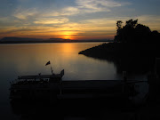 An orange sunset in Pakse (ltf pakse sunset)