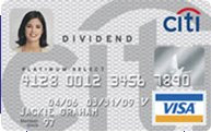 5% Cash Back - Citi Divided Platinum Select Card