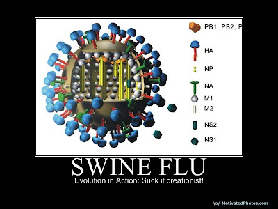 Swine Flu Demotivational Poster