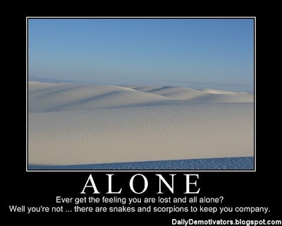 Alone Demotivator Alone Demotivational Poster
