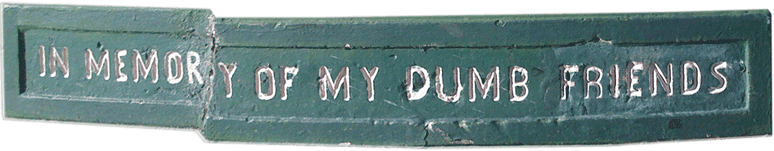 In Memory of My Dumb Friends
