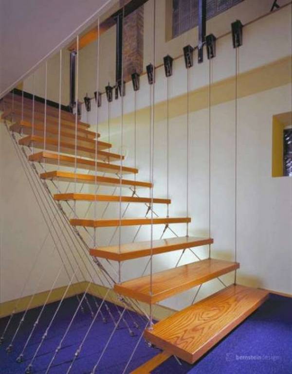Escaleras con diseño espectacular y propio