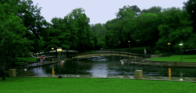 Sewell Park in the Rain