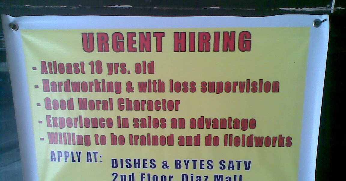 Davao Jobs Hiring 2020 Urgent Hiring