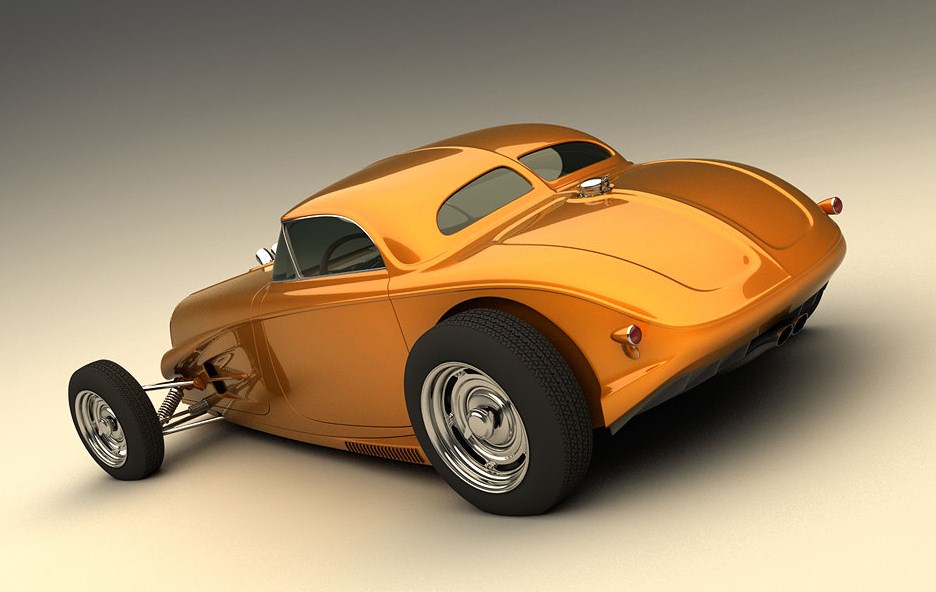 Bo Zolland's Cadillac powered 33 -34 hot rod colored and perfect pictures