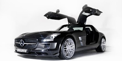 Gullwing from the tuner Mercedes AMG by Brabus SLS