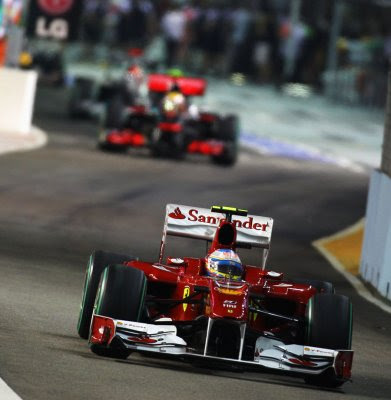 Formula 1 2010 : Singapore, qualification