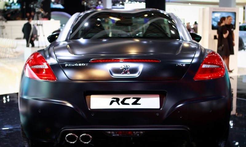 Peugeot RCZ Asphalt Black matte The first official photos Peugeot RCZ Asphalt Black matte The first official photos