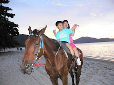 Riding Horse along Penang Beach