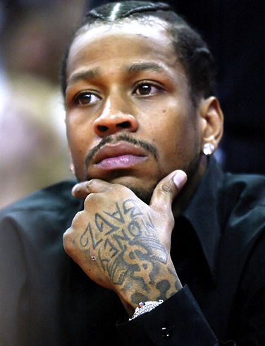 tattoos of money. Allen Iverson Tattoos Meaning.