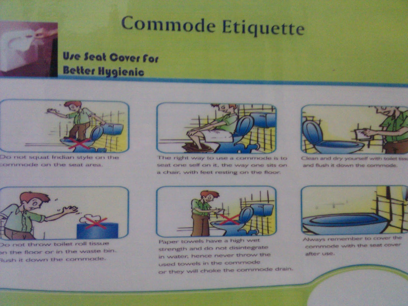 Cheese Curds & Curry an Indian Adventure Instructions for the Commode