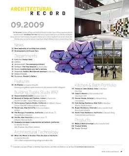 Architectural record !! AR+2009-09a