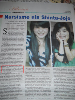 Youtube Keong racun Sinta dan Jojo