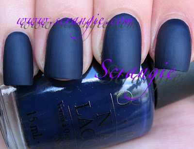 matte navy russian opi nail scrangie nails polish 2009 mattes fall collect actually later