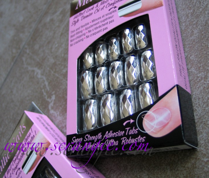 Scrangie My Vacation Mani Nail Bliss Chrome Metallic Nails