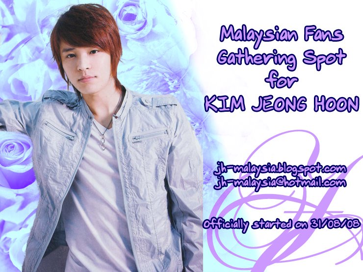 A place to gather Jeong Hoon's fan in Malaysia