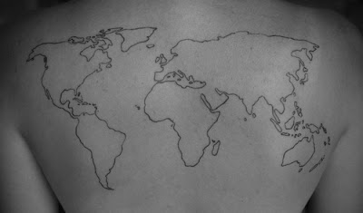 World Map Tattoos